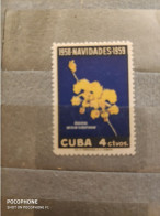 1959	Cuba Flowers Orchids (F82) - Gebruikt