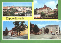 72370611 Dippoldiswalde Osterzgebirge Teilansicht Schloss Karl Marx Platz PdF Di - Dippoldiswalde
