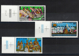 Wallis & Futuna - YV 221 à 223 N** MNH Complète Luxe , Coutumes & Traditions , Cote 11,60 Euros - Unused Stamps