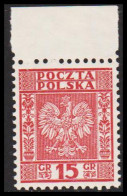 1932. POLSKA. Coat Of Arms 15 Gr Never Hinged.  (Michel 274) - JF543358 - Ungebraucht