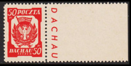 1945. POLSKA.  POCZTA POLSKI -ALLACH 50 PF With Original "spar-gummi" Never Hinged. . Unusual.  - JF543440 - Gouvernement Général