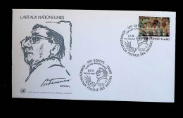 CL, FDC, First Day Cover, United Nations, New York, 6-5-74, , L'Art Aux Nations Unis, Candido Portinari - Lettres & Documents