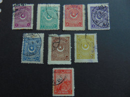 Très Beau Petit Lot De 8 Timbres Oblitérés De La Même Série De 1923 - Used Stamps