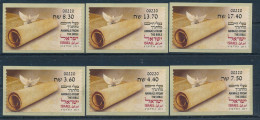 ISRAEL 2024 ANIMALS FROM THE BIBLE ATM LABEL BEER SHEVA MACHINE 220 SET - Unused Stamps