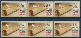 ISRAEL 2024 ANIMALS FROM THE BIBLE ATM LABEL TEL AVIV  MACHINE 414 SET - Nuovi