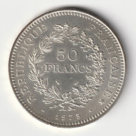 50 Francs Hercule Argent 1975 - Silver - - 50 Francs