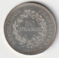 50 Francs Hercule Argent 1979 - Silver - - 50 Francs