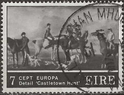 IRELAND 1975 Europa - 7p Castletown Hunt (R. Healy) FU - Usati