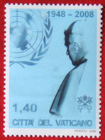 Visit UNO Pope Paus Benedictus XVI  2008 Mi 1613 Yv 1469 POSTFRIS / MNH / **  VATICANO VATICAN VATICAAN - Nuevos