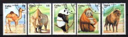 Cuba 1997 Animaux Sauvages (38) Yvert N° 3607 à 3611 Oblitéré Used - Usati