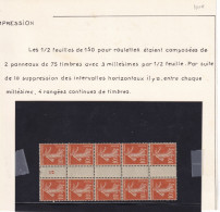 FRANCE - 10 C. Camée Rouge - Millésime 5 De Roulette - Millésimes