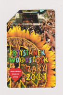 POLAND -  2001 Woodstock  Urmet  Phonecard - Polonia