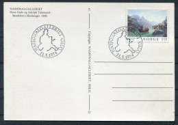 1974 Norway Nasjonalgalleriet, National Art Gallery Postcard - Brieven En Documenten
