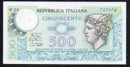 LIRE 500 MERCURIO  - SERIE SPECIALE  W 26 - FDS - 500 Lire