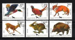 Bulgarie 1993 Animaux Gibier (84) Yvert N° 3535 à 3540 Oblitéré Used - Used Stamps