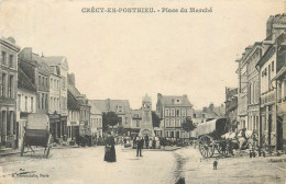 CRECY EN PONTHIEU - Lot De Sept Cartes Diverses De La Ville. - Crecy En Ponthieu