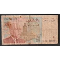 MAROC - PICK 67 A - 20 DIRHAMS - 1996 - B - Marokko