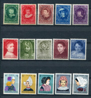 Netherlands. 3 Complete Sets (15 Stamps) "For The Children" Stamps. ALL MINT (MNH) ** - Verzamelingen