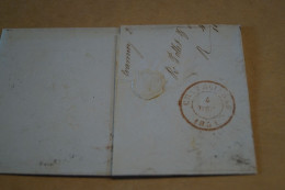 Bel Envoi,très Belle Oblitération Poste N° 120,Châtelineau Et Tournai 1851 - Postmarks - Lines: Distributions