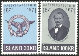 496 Iceland 1971 Patriotism MNH ** Neuf SC (ISL-313) - Unused Stamps