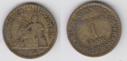 1 FRANC 1923 CHAMBRE DE COMMERCE - 1 Franc