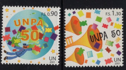 United Nations UN Geneva Serie 2v 2001 Postal Administration UNPA MNH - Ongebruikt
