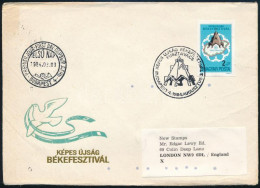 1984 Békefesztivál Vágott Bélyeg FDC-n - Other & Unclassified