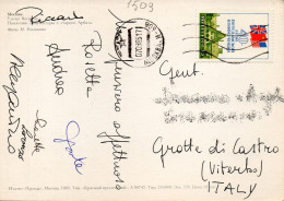 Philatelic Postcard With Stamps Sent From UNION OF SOVIET SOCIALIST REPUBLICS To ITALY - Brieven En Documenten