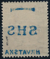 ** SHS 1918 Arató 3f Gépszínátnyomattal. Signed: Bodor. Certificate: Zrinjscak - Other & Unclassified