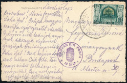 1940 Képeslap Kelet Visszatér Bélyeggel, "MAGYAR KIR. POSTA 330" és Visszatért Bélyegzéssel - Other & Unclassified