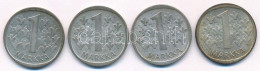 Finnország 1964S-1967S 1M Ag (4xklf) T:AU,XF Patina Finland 1964S-1967S 1 Markka Ag (4xdiff) C:AU,XF Patina Krause KM# 4 - Ohne Zuordnung