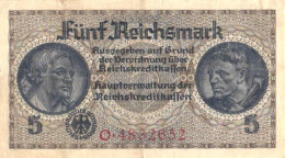Germany:5 Reichmark, Pre 1944 - 5 Reichsmark