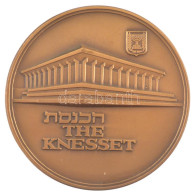 Izrael ~1989. "Jeruzsálem" Peremen Jelzett, Bronz Emlékérem (70mm) T:1- Israel ~1989. "Jerusalem" On The Edge Hallmarked - Zonder Classificatie