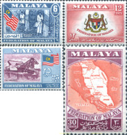 244252 MNH MALAYA 1957 RECONSTITUCIO DE LA FEDERACION - Malayan Postal Union