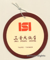 Taipei / Taiwan: San Polo Hotel (Vintage Hotel Luggage Tag) - Hotelaufkleber