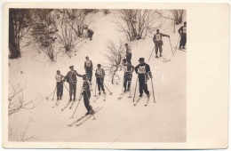 ** T2/T3 Brassó, Kronstadt, Brasov; Téli Sport, Síverseny / Winter Sport, Ski Race. Atelier O. Nepoliczka Photo (fl) - Non Classés