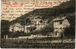 * T3 1907 Trencsénteplic, Trencianske Teplice; Baross Villa, Göpfert Villa. Wertheim Zsigmond Kiadása / Villas (Rb) - Ohne Zuordnung