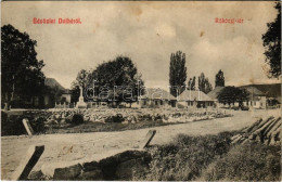 * T3/T4 1910 Dolha, Dovhe; Rákóczi Tér, Emlékmű. Ignáczy Géza Felvétele. Kerschenbaum Márkusz Kiadása / Square, Monument - Non Classificati