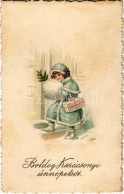 ** T2/T3 Boldog Karácsonyi Ünnepeket! / Christmas Greeting. S.B. Special 5158. Litho (EB) - Non Classificati