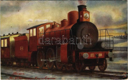 T2/T3 1908 Russia, The St. Petersburg-Moscow Express, Locomotive, Train. Raphael Tuck & Sons "Oilette" Postcard 9274. "R - Zonder Classificatie