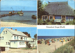 72319916 Zingst Ostseebad Fischerstrand Rohrdachkate Erholungsheim Stranddiestel - Zingst