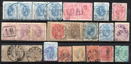 2670. ROMANIA CLASSIC STAMPS LOT, SOME INTERESTING POSTMARKS,FEW LIGHT FAULTS. - Used Stamps