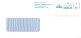 GREAT BRITAIN - 2023, P0STAL FRANKING MACHINE COVER TO DUBAI. - Lettres & Documents