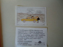 GREECE VIGNETTE  CIGARETTE KARELIA COMICS CARICATURE ΚΥΡ ΓΕΛΟΙΟΓΡΑΦΙΕΣ - Other & Unclassified