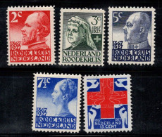 Pays-Bas 1927 Mi. 196-200 Neuf * MH 100% Débat Télévisé - Unused Stamps
