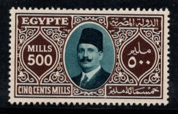 Égypte 1927 Mi. 136 Neuf * MH 100% Roi Fouad, 500 M - Unused Stamps