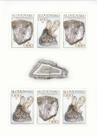 2013 Slovakia Minerals Geology Miniature Sheet Of 6 MNH @ FACE VALUE - Ungebraucht