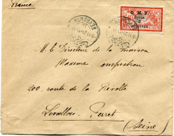 SYRIE LETTRE DEPART BEYROUTH 5-11-21 POUR LA FRANCE - Lettres & Documents