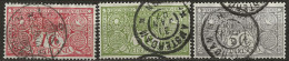 PAYS-BAS: Obl., N° YT 70 à 72, Série, Obl. Amsterdam, TB - Used Stamps