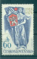 Tchécoslovaquie 1978 - Y & T N. 2304 - Indépendance (Michel N. 2475) - Usati